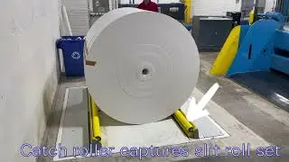 Roll Stop-Catch assembly installed on Webco Winder