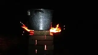 I Build A Rocket Stove In 5 Minutes - And Boil Water