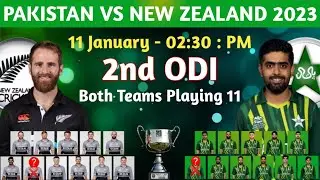 Pakistan vs New Zealand 2nd ODI Match Details And Playing 11| Pak Playing 11 | NZ Playing 11
