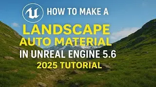 How to Make a Landscape Auto Material in Unreal Engine 5.6 (2025 Tutorial)