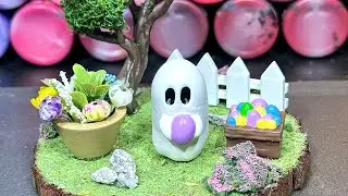 Easter/Spring Miniature Diorama Ghost Kit Tutorial!