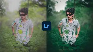 Lightroom dark and soft green effect photo editing - Lightroom background colour change preset
