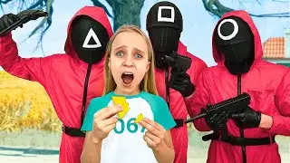 ИГРА В КАЛЬМАРА в РЕАЛЬНОЙ ЖИЗНИ ! В ДОМАШНИХ УСЛОВИЯХ **1 ЧАСТЬ**