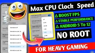 🥰How To Boost Gaming Performance | Enable GPU Turbo Boost + Enable 90FPS Any Android | Without Root