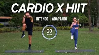 20 MIN CARDIO HIIT to lose belly fat fast, without equipment and at home