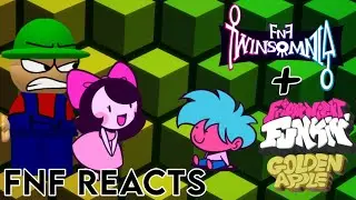 FNF React To Twinsomnia + Dave And Bambi // Boy And Girl // FNF Mod // Friday Night Funkin //