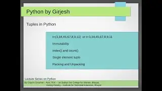 Tuples in Python