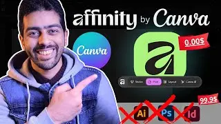شرح برنامج affinity من CANVA بديل الفوتوشوب المجاني  | Free affinity designer by CANVA