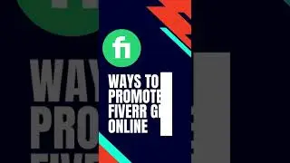 How to promote Fiverr gig on Social media sites | Fiverr tutorial