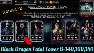 Black Dragon Fatal Tower Bosses Battle 140,160,180 Fights + Reward | MK Mobile 2021