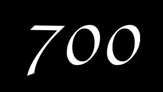 The journey continues (700 subs)