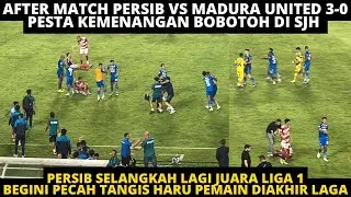 PECAH TANGIS HARU PEMAIN PERSIB RAYAKAN KEMENANGAN VS MADURA. SELEBRASI AFTER MATCH PERSIB VS MADURA