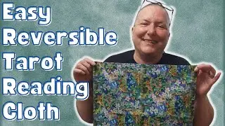EASY BEGINNER SEWING PROJECT - Make your own reversible Tarot cloth, table cloth!
