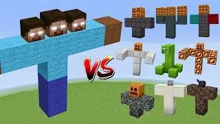 Herobrine vs All Minecraft Bosses - Minecraft Mob Battle