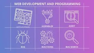 Programming And Development   Outline Icons After Effects Template