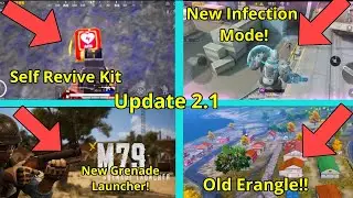 BGMI / PUBG Mobile 2.1 Update Leaks | New Features | Old Erangle ❤️🥀