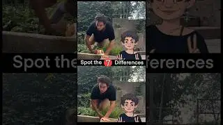 Spot the 7️⃣ differences  #challenge #games