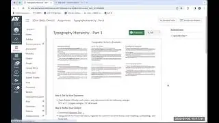 DM215 Graphic Communication - Typography Hierarchy Part 1