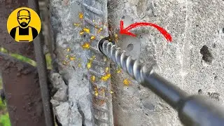 Watch out! They drill everything! Inforce reinforced concrete drills! Crash test!
