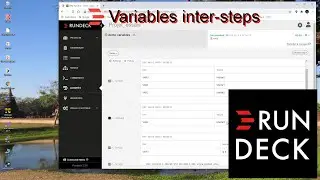 Utiliser et créer des variables entre étapes sur Rundeck