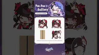 I animated Sparkle stickers from Honkai Star Rail