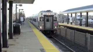 2 Trains At Point Pleasant Beach 2-23-12 (With New Camera) (Reuploaded)