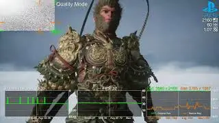 Black Myth: Wukong - PS5 - Final Version - FPS and Resolution Analysis