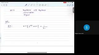 Signals and Systems live session 22