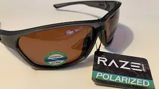 RAZE Eyewear Sunglasses J Frame HDP Crystal Gray Polarized Fishing 20231 - V24