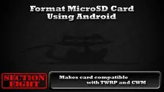 Format your MicroSD card using your Android Device! (FAT32)