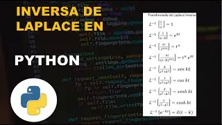 COMO CALCULAR LA INVERSA DE LAPLACE EN PYTHON📚📒