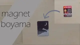 Magnet Painting with Acrylic Paint