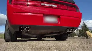 Dodge Challenger RT Dynomax Mini Race Bullets 24250 - START UP & REVS!