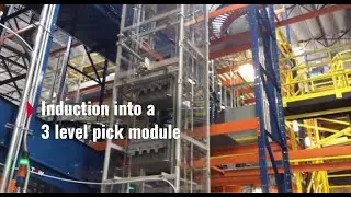 Induction into a 3 level pick module