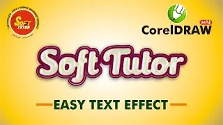 Easy Text Effect Making | Text Effect | Corel Draw in Tamil Tutorial | Soft Tutor