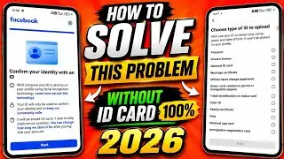 How To Solve Choose Type Of Id To Upload Facebook || Confirm Your Identity With An Id Facebook ||