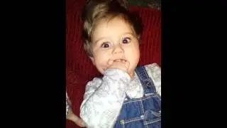 Baby does crazy eyes!