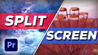 How to create a split screen effect | Premiere Pro tutorial