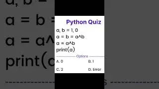 quiz for a python developer part #16 