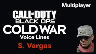 Sebastian Vargas - Voice lines from Call of Duty: Black Ops Cold War
