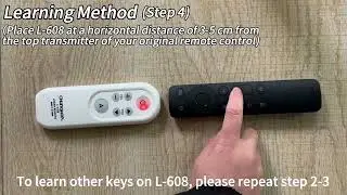 CHUNGHOP Learning Remote Control L-608
