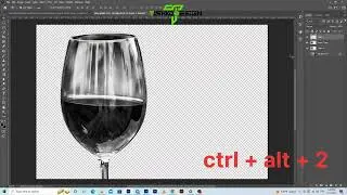 how to remove glass background in Photoshop حذف خلفيه زجاج