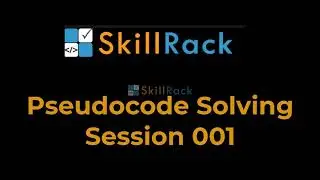 PSEUDOCODE Session 1 to prepare for companies like Infosys, Capgemini etc