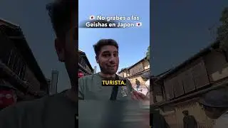 CUIDADO con Las Geishas 🇯🇵 #japon #shorts