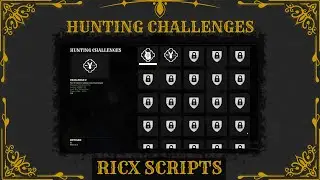 RedM Script - RicX Hunting Challenges - RedEM:RP Reboot/RSG/QBR/QR/VORP Script