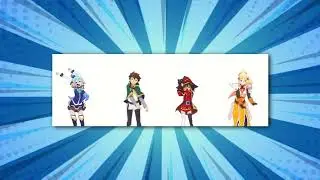 Konosuba dancing girls anime twitch alert!