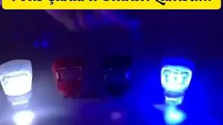 Polis Çakarlı Silikon Lamba