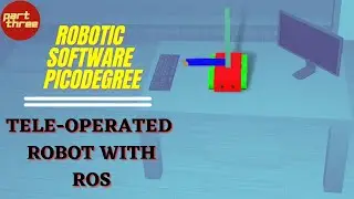 Teleoperating Robot with keyboard | ROS with Webots | Robotic Software PicoDegree | Part 3
