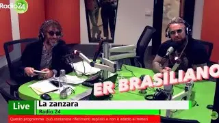 ER BRASILIANO invade gli studi di Milano | LA ZANZARA 17/06/2021