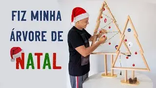 Árvore de Natal simples e barata